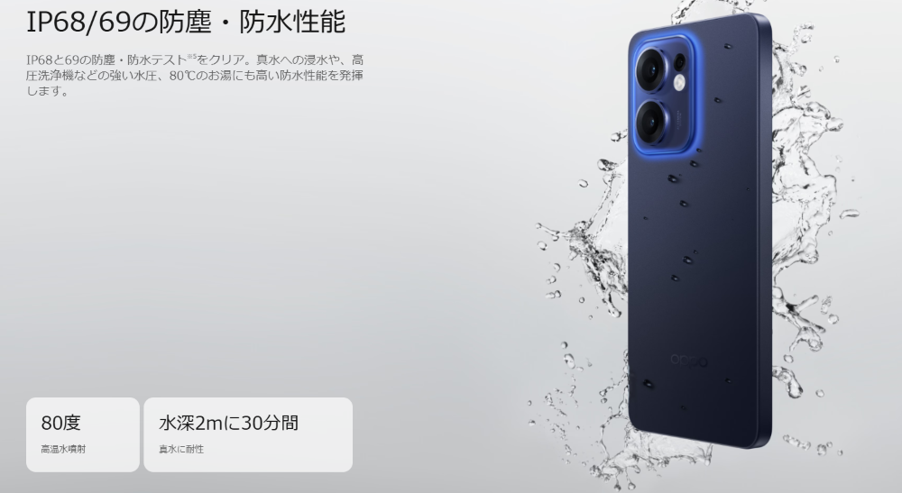 OPPO Reno13 A_防水防塵性能
