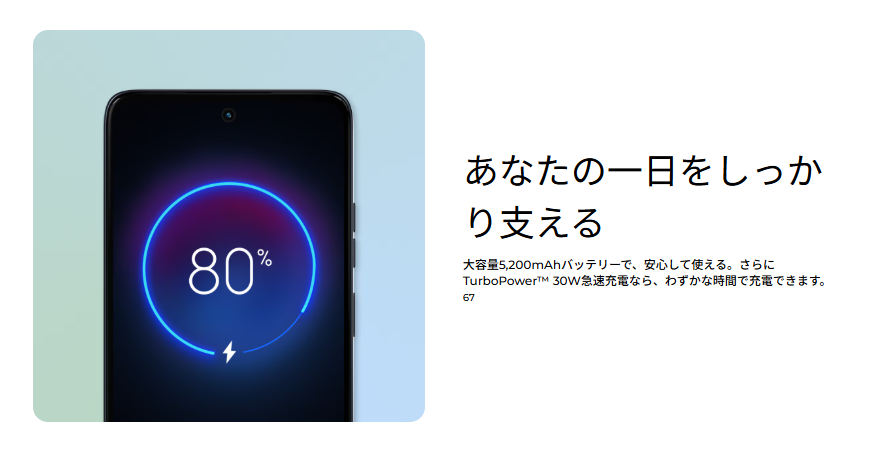 moto g66j 5G/g66y 5G バッテリー