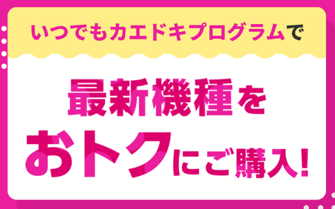 ahamo いつでもカエドキプログラム