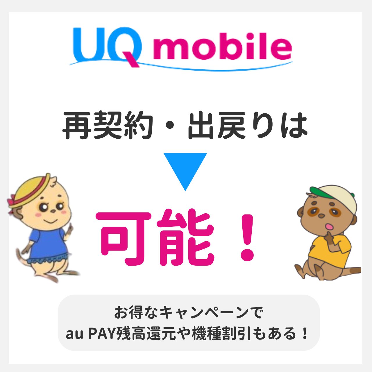 UQモバイル 再契約