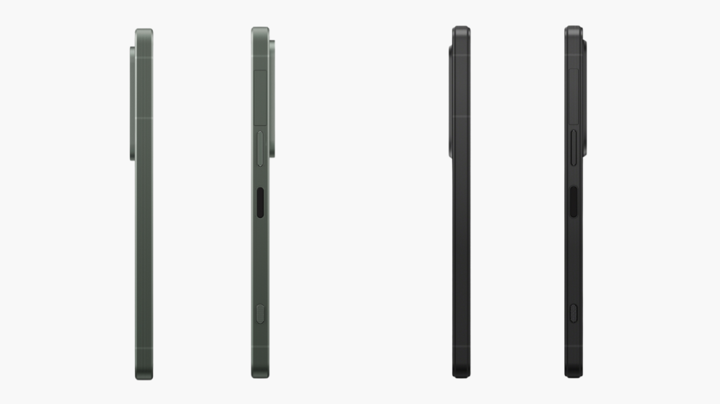 Xperia 1 VIIとXperia 1 VIの側面デザイン