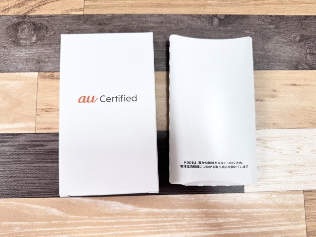 UQモバイル au Certified（認定中古品）パッケージ