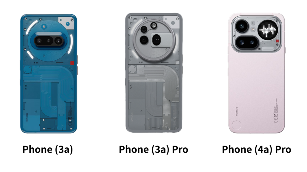 Nothing Phone (4a) Pro機種比較